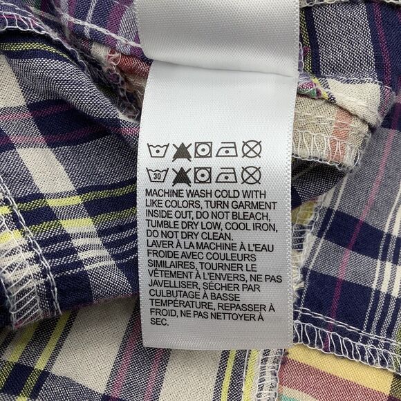 Lucky Brand Mens Multi Print Patchwork Short Sleeve Button Up Shirt Size M NWT - Picture 9 of 9